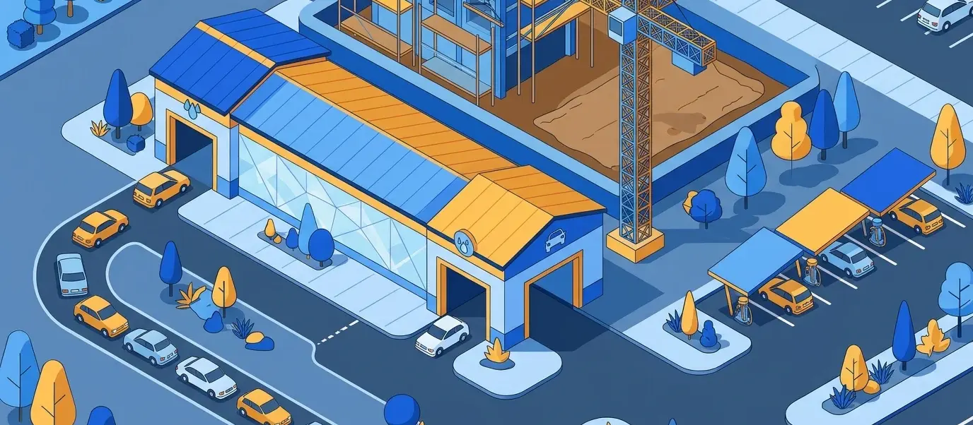 Illustration for the guide: Starting or buying a car wash business
